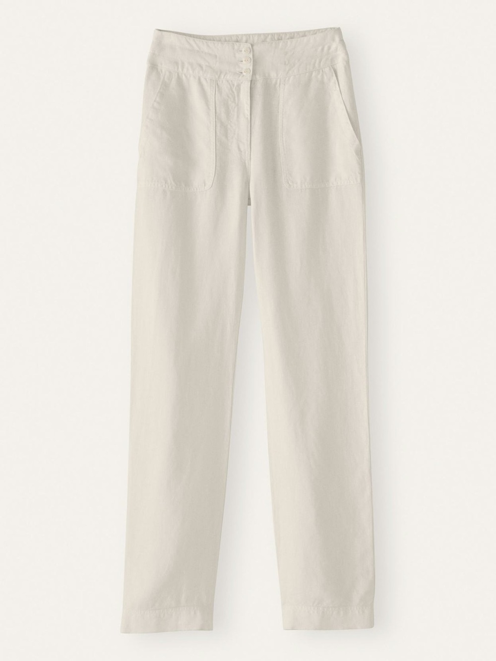 Poetry Heavy-Linen Trousers Ecru size 29 - Picture 2 of 15